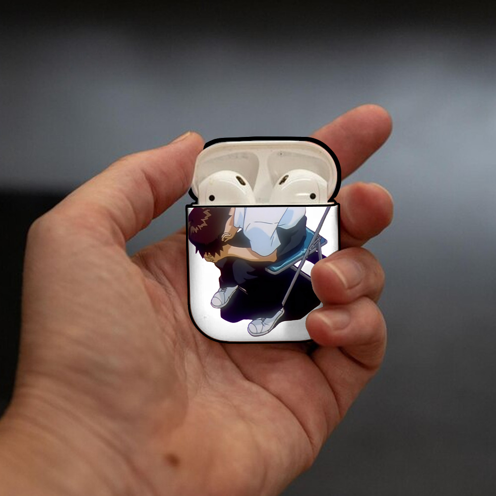 EVA 新世紀エヴァンゲリオン AirPods 第2世代保護ケース ハードシェル ブラック 耐衝撃・防指紋・カラビナ付き