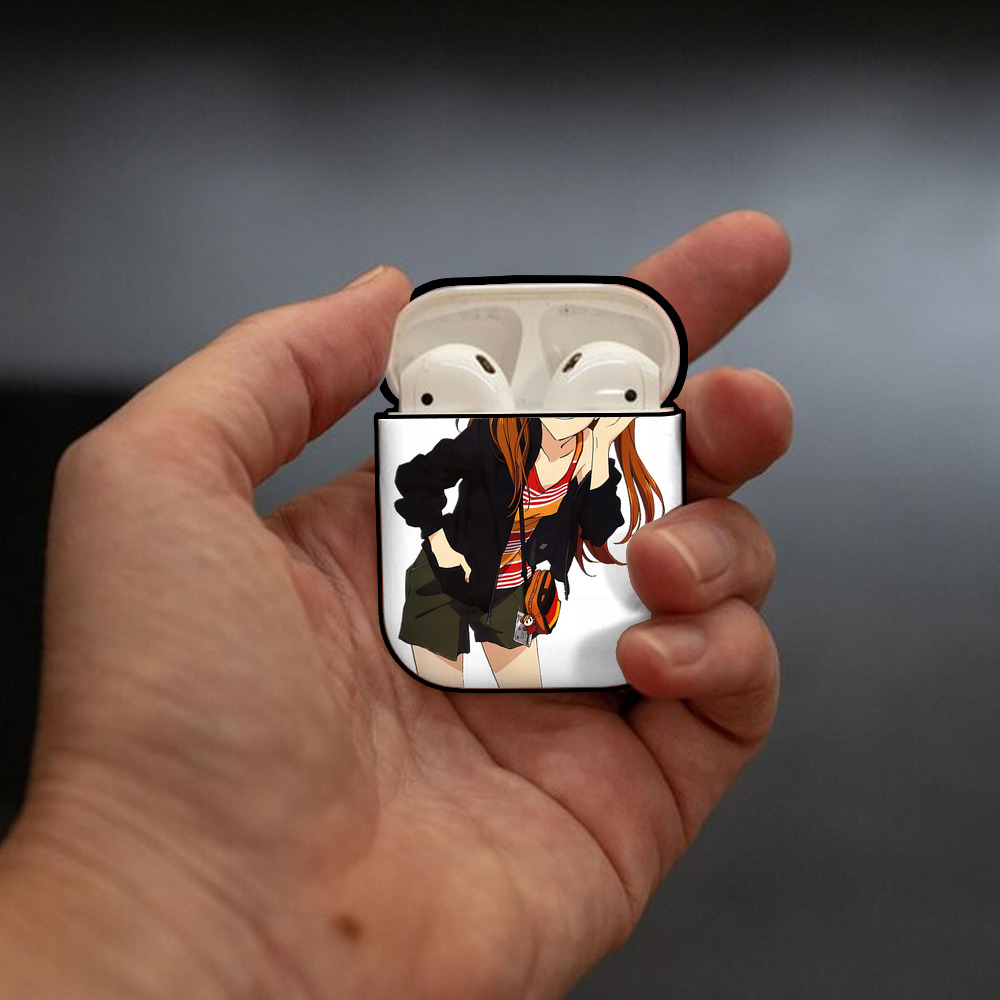 EVA 新世紀エヴァンゲリオン AirPods 第2世代保護ケース ハードシェル ブラック 耐衝撃・防指紋・カラビナ付き