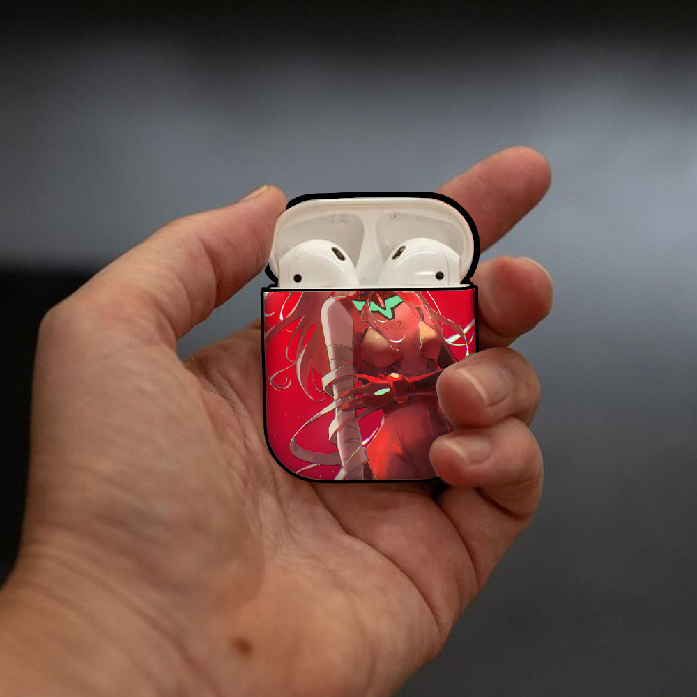 EVA 新世紀エヴァンゲリオン AirPods 第2世代保護ケース ハードシェル ブラック 耐衝撃・防指紋・カラビナ付き