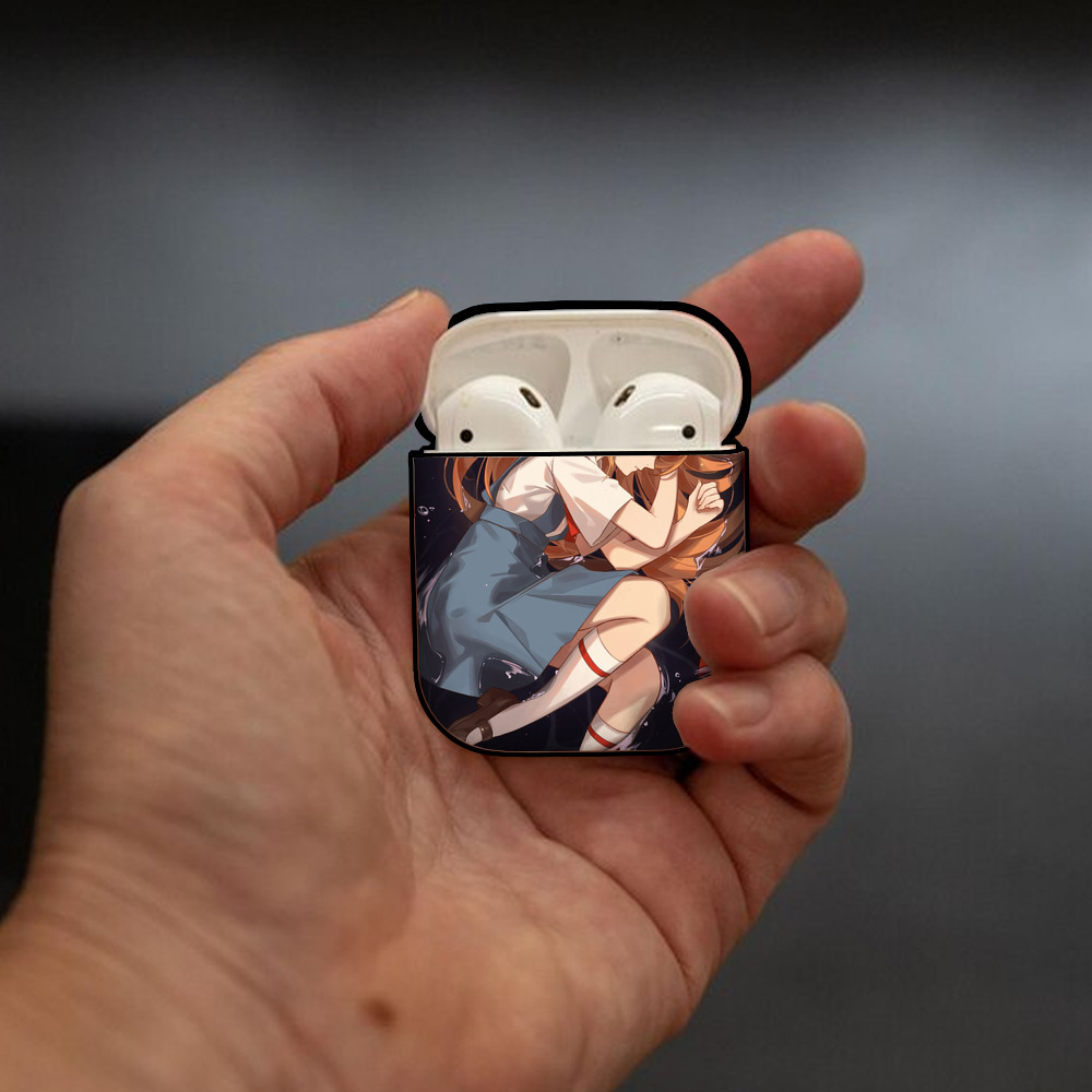 EVA 新世紀エヴァンゲリオン AirPods 第2世代保護ケース ハードシェル ブラック 耐衝撃・防指紋・カラビナ付き
