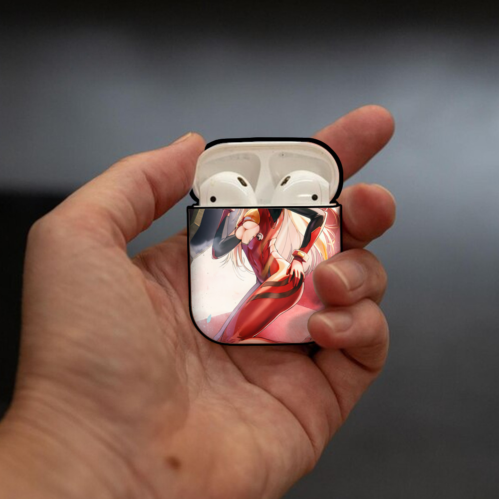 EVA 新世紀エヴァンゲリオン AirPods 第2世代保護ケース ハードシェル ブラック 耐衝撃・防指紋・カラビナ付き