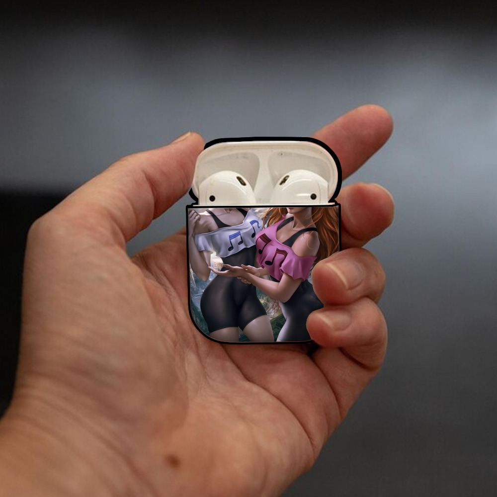 EVA 新世紀エヴァンゲリオン AirPods 第2世代保護ケース ハードシェル ブラック 耐衝撃・防指紋・カラビナ付き