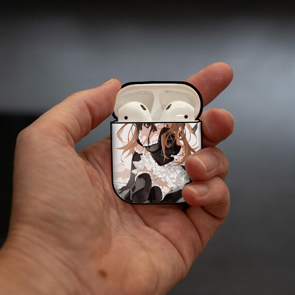 EVA 新世紀エヴァンゲリオン AirPods 第2世代保護ケース ハードシェル ブラック 耐衝撃・防指紋・カラビナ付き