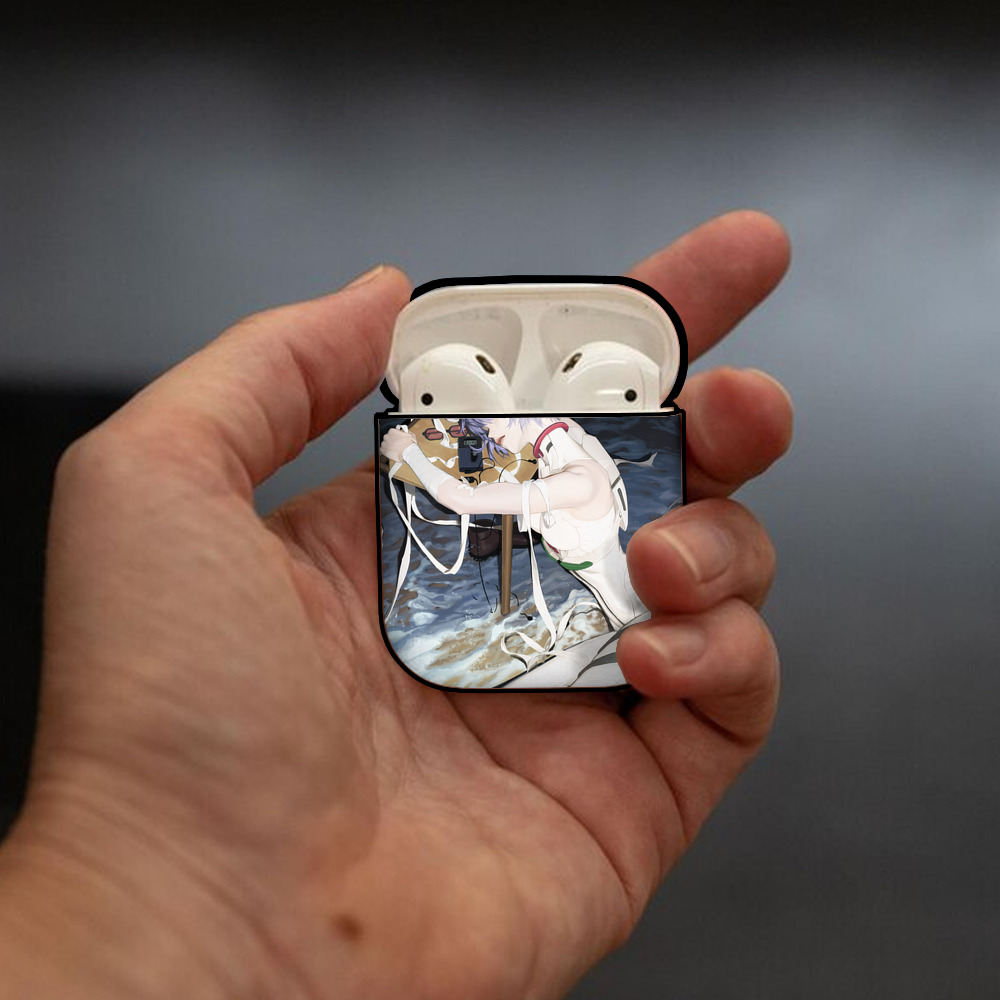EVA 新世紀エヴァンゲリオン AirPods 第2世代保護ケース ハードシェル ブラック 耐衝撃・防指紋・カラビナ付き