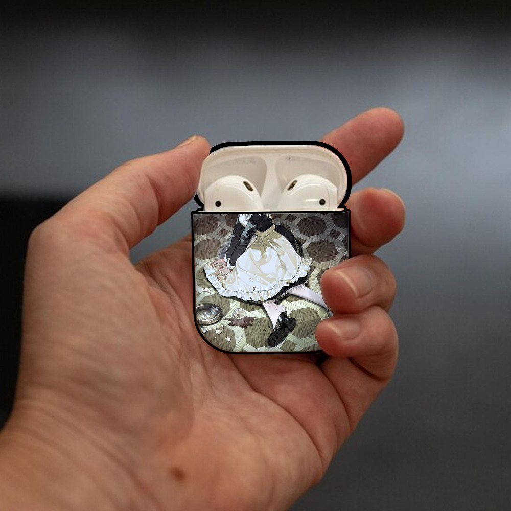 EVA 新世紀エヴァンゲリオン AirPods 第2世代保護ケース ハードシェル ブラック 耐衝撃・防指紋・カラビナ付き