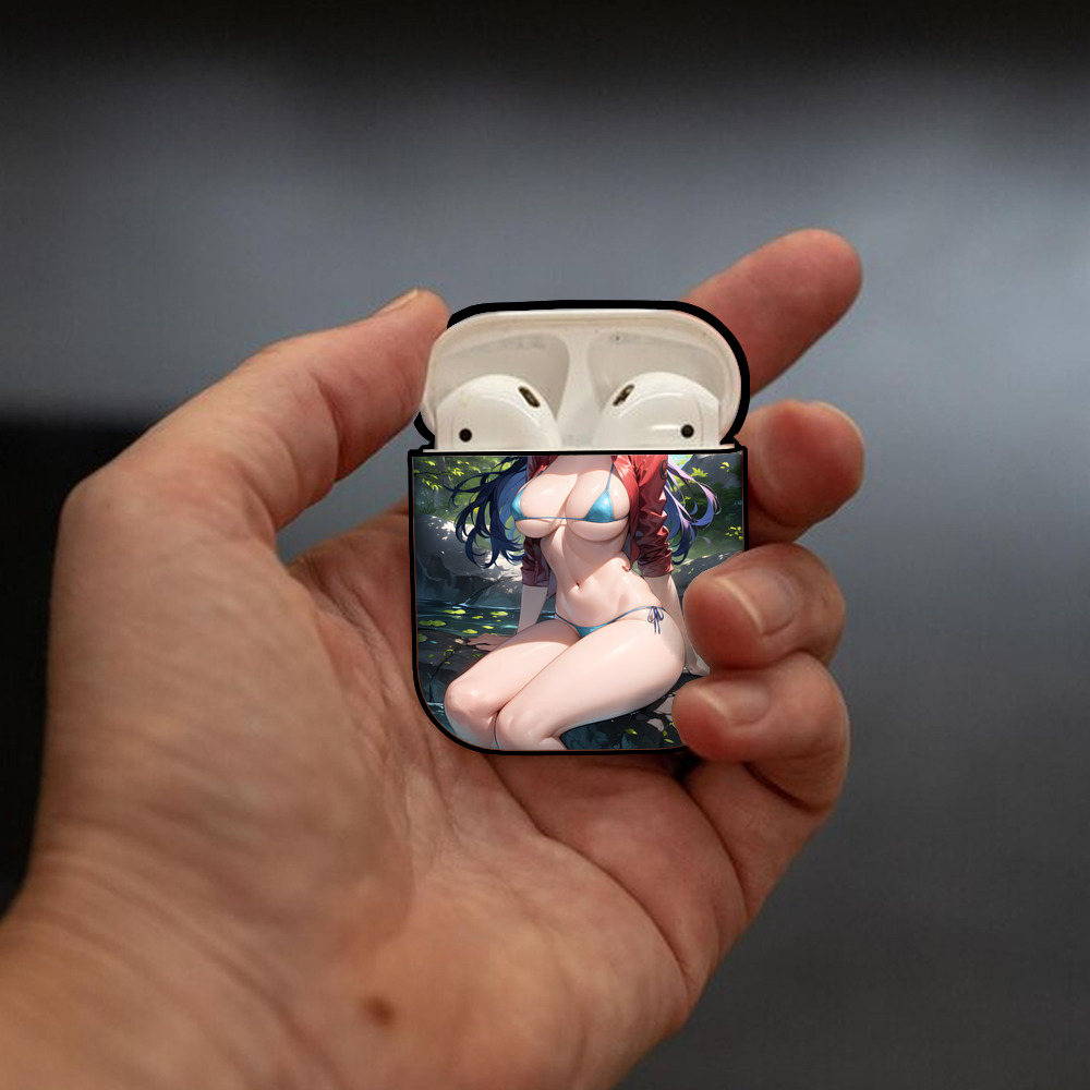EVA 新世紀エヴァンゲリオン AirPods 第2世代保護ケース ハードシェル ブラック 耐衝撃・防指紋・カラビナ付き