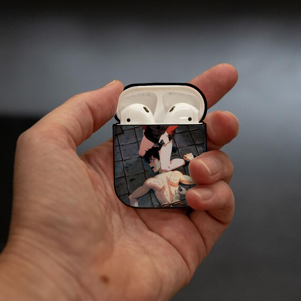 EVA 新世紀エヴァンゲリオン AirPods 第2世代保護ケース ハードシェル ブラック 耐衝撃・防指紋・カラビナ付き