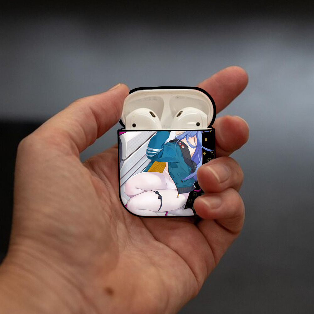 EVA 新世紀エヴァンゲリオン AirPods 第2世代保護ケース ハードシェル ブラック 耐衝撃・防指紋・カラビナ付き