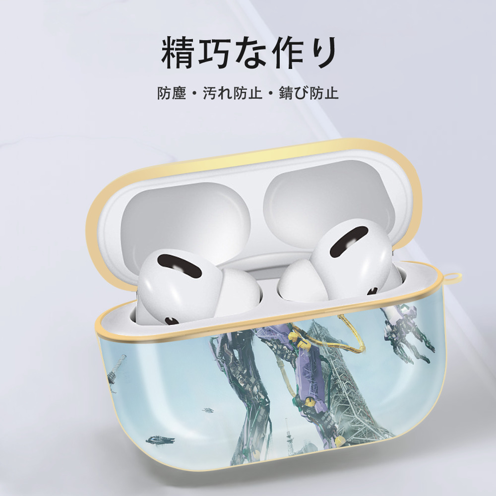 EVA 新世紀エヴァンゲリオン 【AirPods Pro用】ハードシェル保護ケース｜耐衝撃・防指紋・カラビナ付き商品仕様