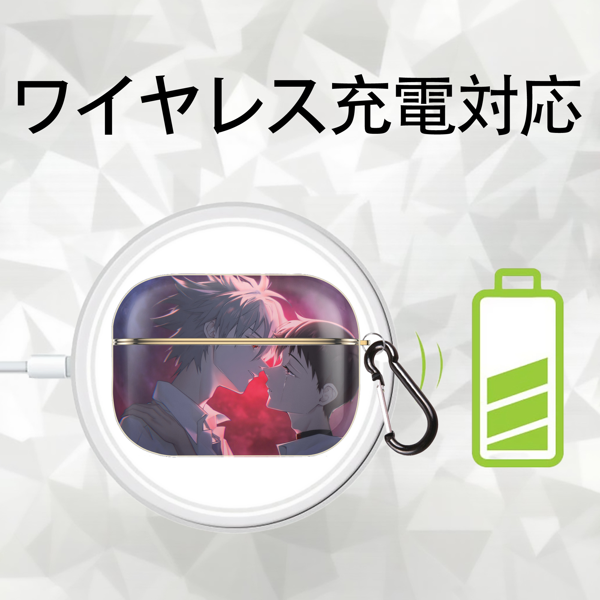 EVA 新世紀エヴァンゲリオン 【AirPods Pro用】ハードシェル保護ケース｜耐衝撃・防指紋・カラビナ付き商品仕様