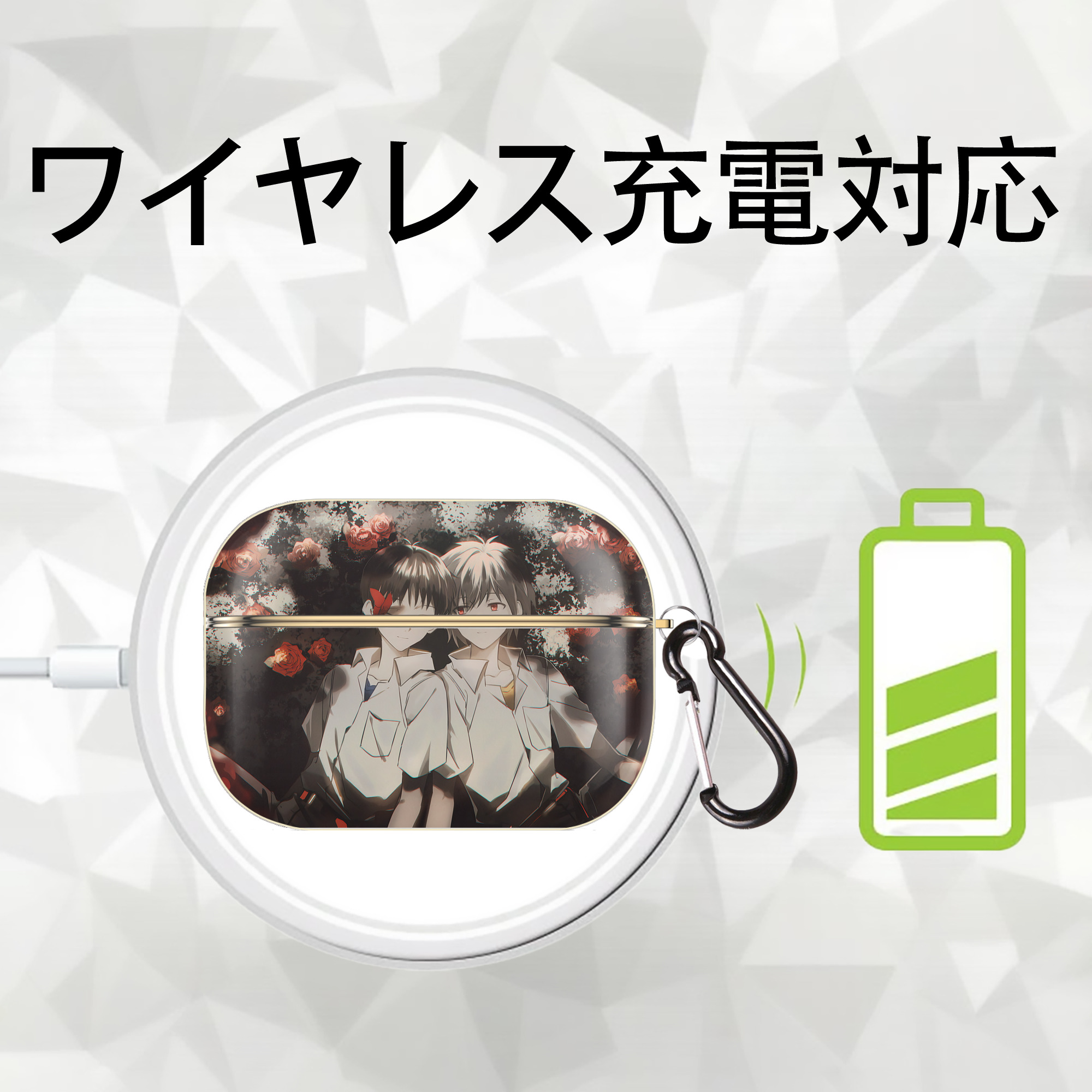EVA 新世紀エヴァンゲリオン 【AirPods Pro用】ハードシェル保護ケース｜耐衝撃・防指紋・カラビナ付き商品仕様