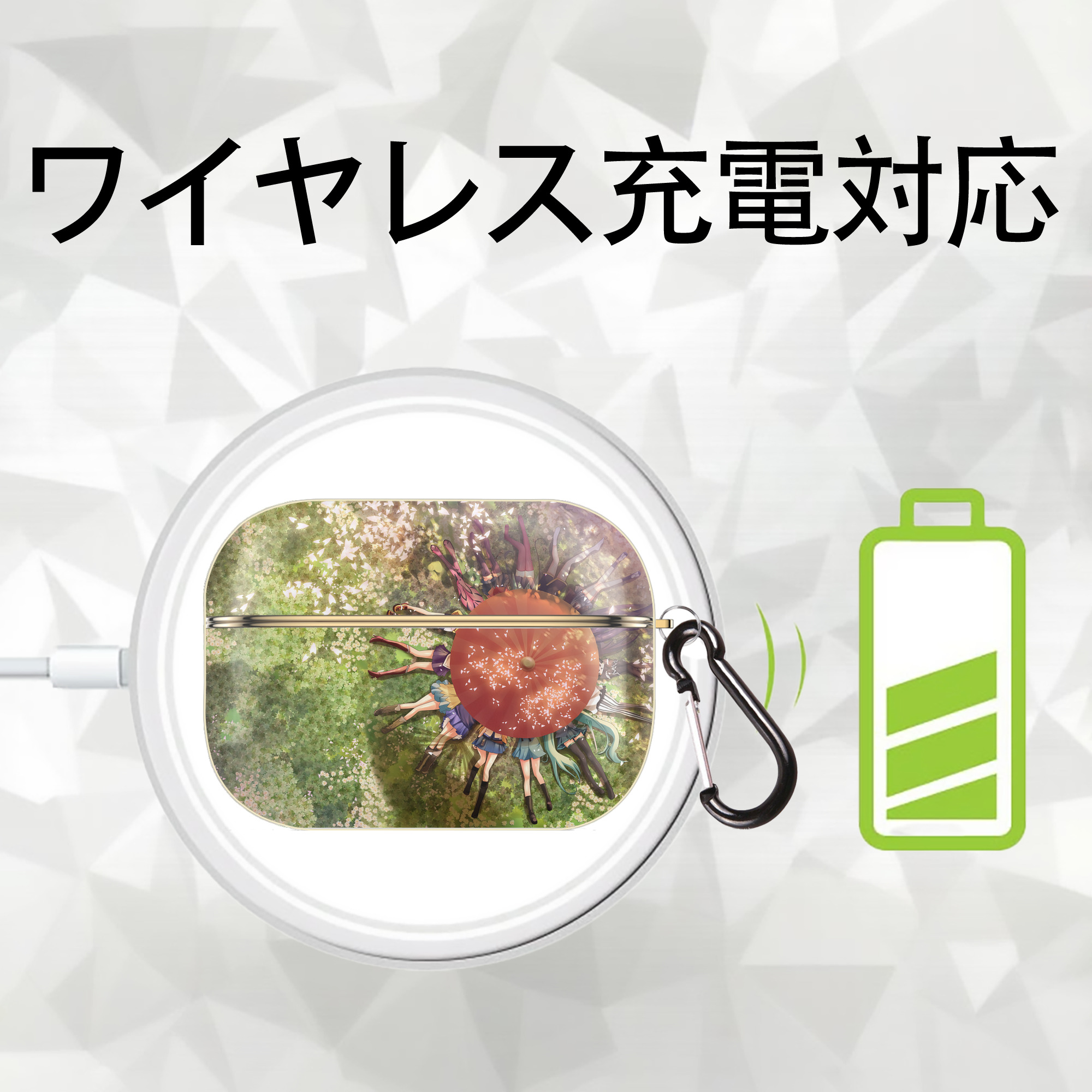 EVA 新世紀エヴァンゲリオン 【AirPods Pro用】ハードシェル保護ケース｜耐衝撃・防指紋・カラビナ付き商品仕様