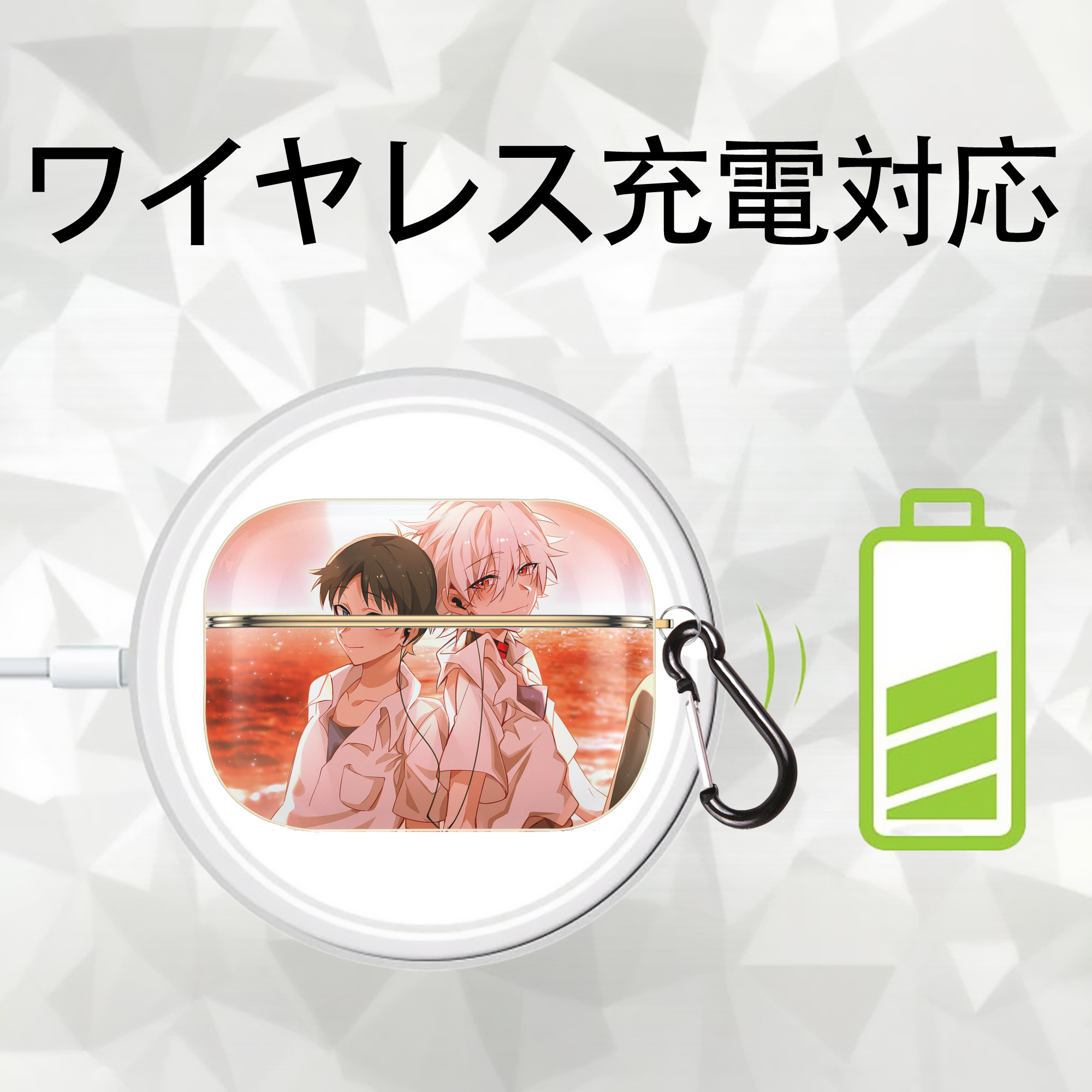 EVA 新世紀エヴァンゲリオン 【AirPods Pro用】ハードシェル保護ケース｜耐衝撃・防指紋・カラビナ付き商品仕様