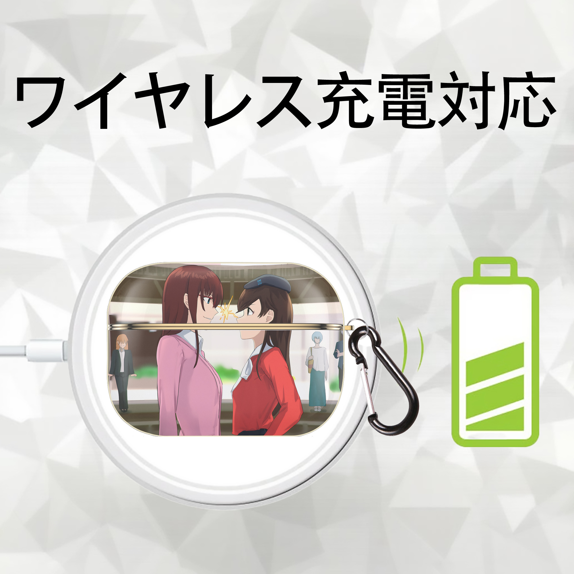 EVA 新世紀エヴァンゲリオン 【AirPods Pro用】ハードシェル保護ケース｜耐衝撃・防指紋・カラビナ付き商品仕様