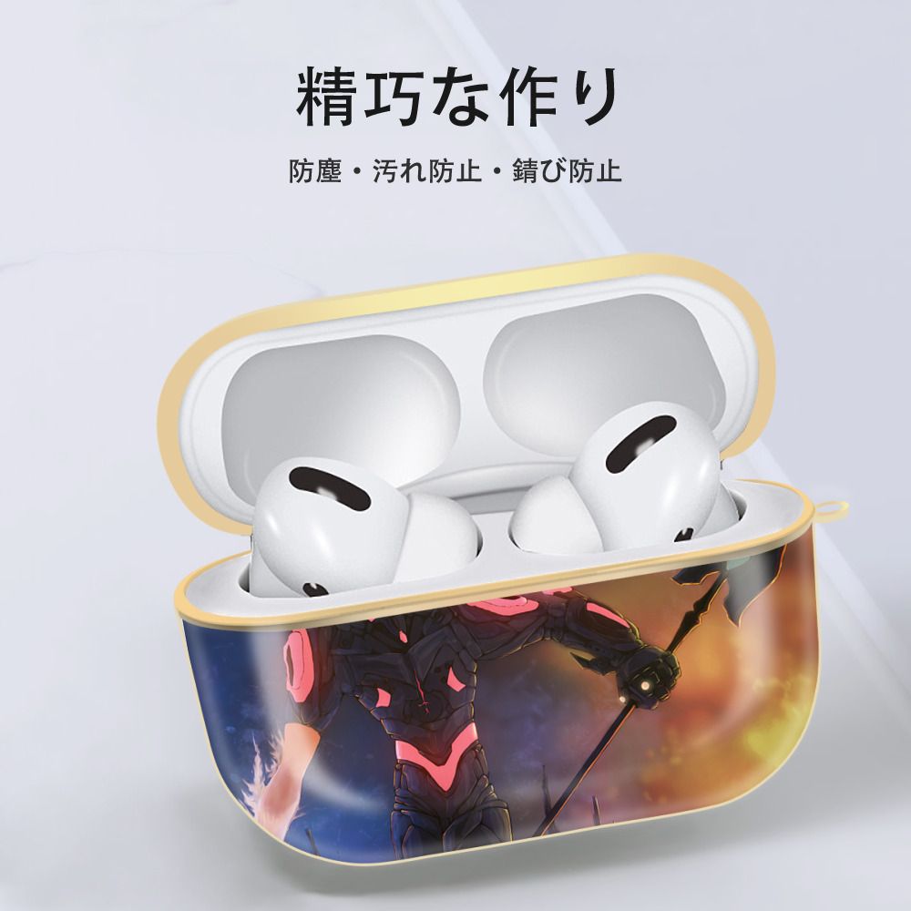 EVA 新世紀エヴァンゲリオン 【AirPods Pro用】ハードシェル保護ケース｜耐衝撃・防指紋・カラビナ付き商品仕様