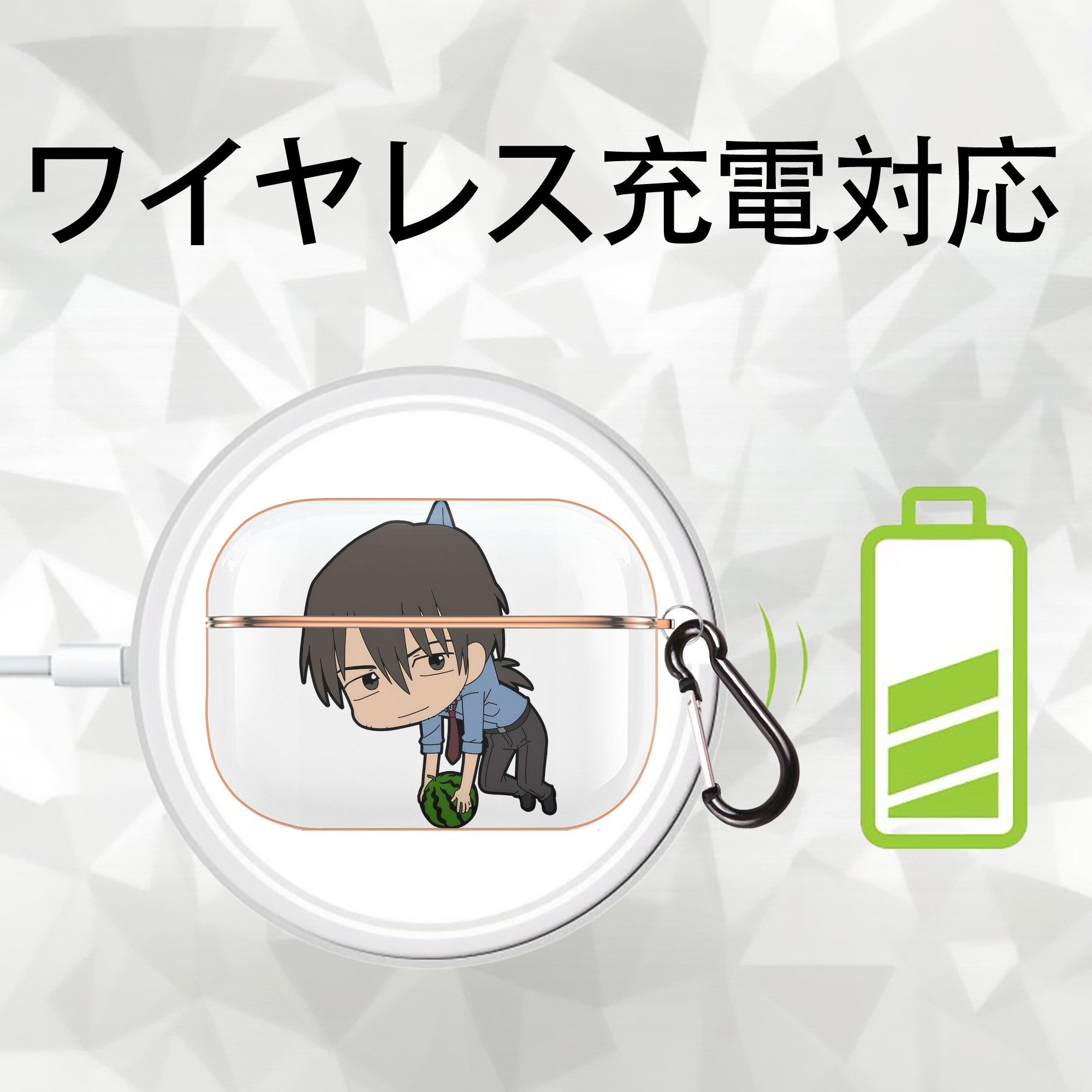 EVA 新世紀エヴァンゲリオン 【AirPods Pro用】ハードシェル保護ケース｜耐衝撃・防指紋・カラビナ付き商品仕様
