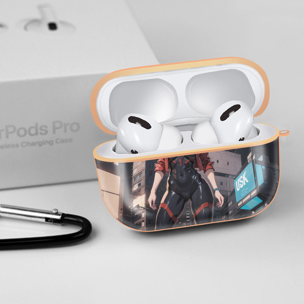 EVA 新世紀エヴァンゲリオン 【AirPods Pro用】ハードシェル保護ケース｜耐衝撃・防指紋・カラビナ付き商品仕様