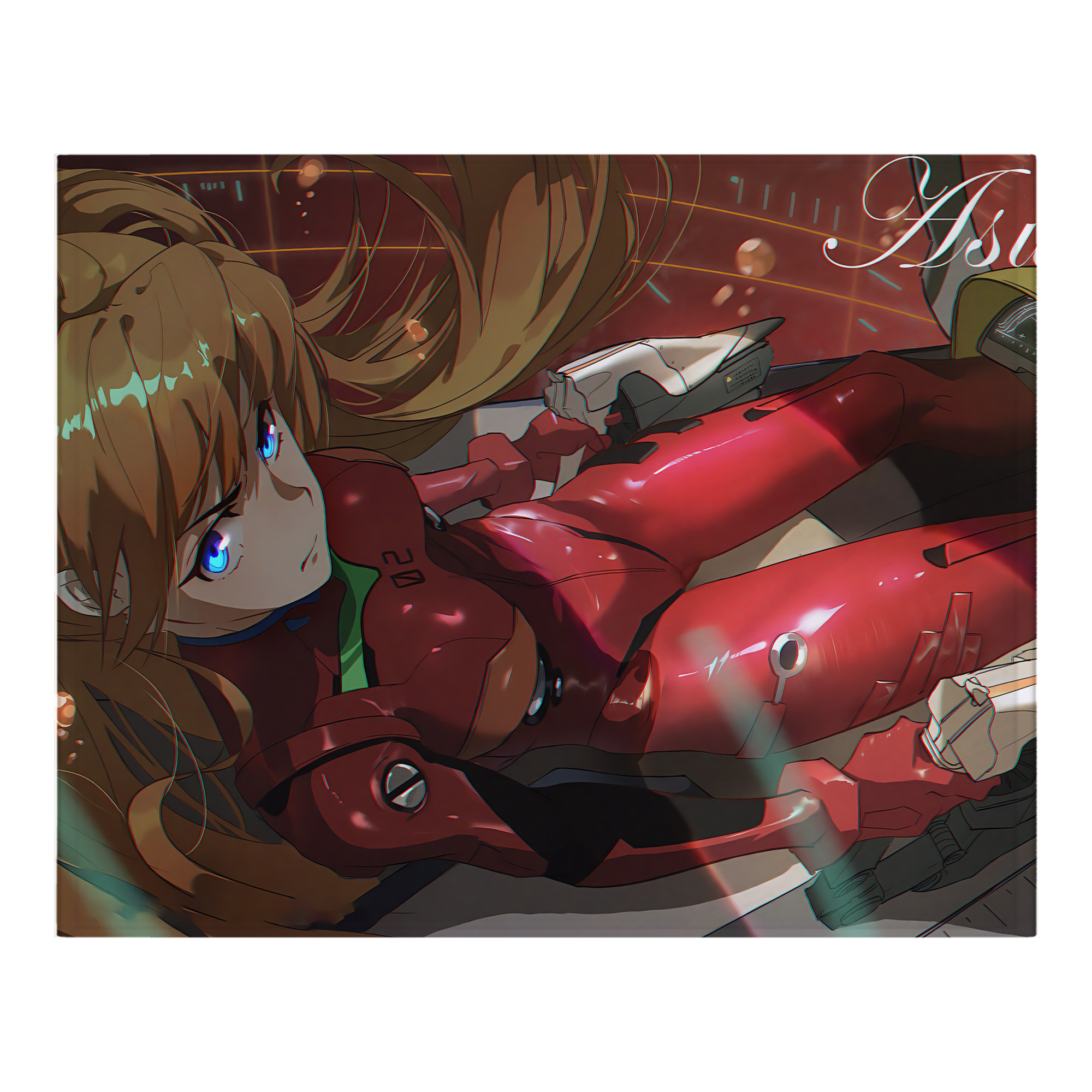 （画像用） EVA 新世紀エヴァンゲリオン フランネルブランケット・多サイズ対応（横型）