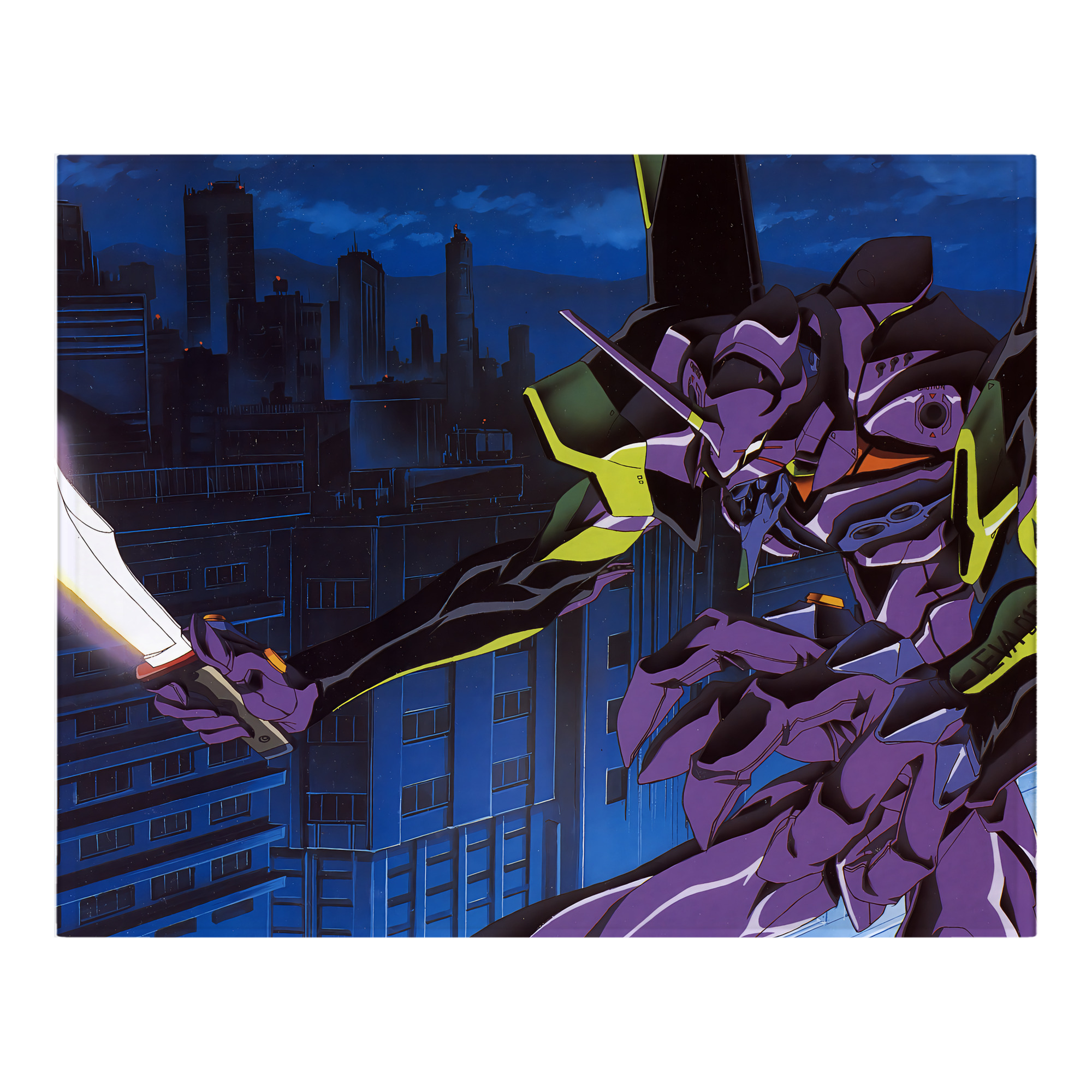 （画像用） EVA 新世紀エヴァンゲリオン フランネルブランケット・多サイズ対応（横型）