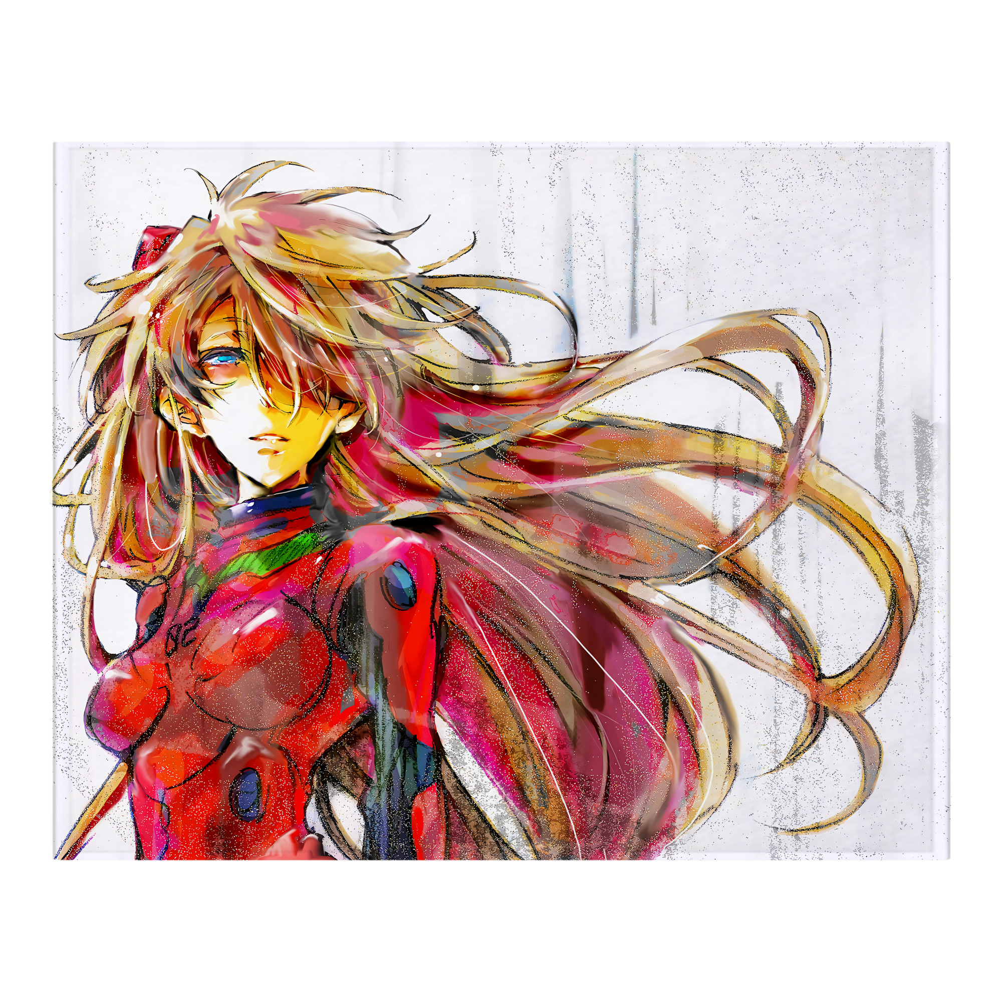 （画像用） EVA 新世紀エヴァンゲリオン フランネルブランケット・多サイズ対応（横型）