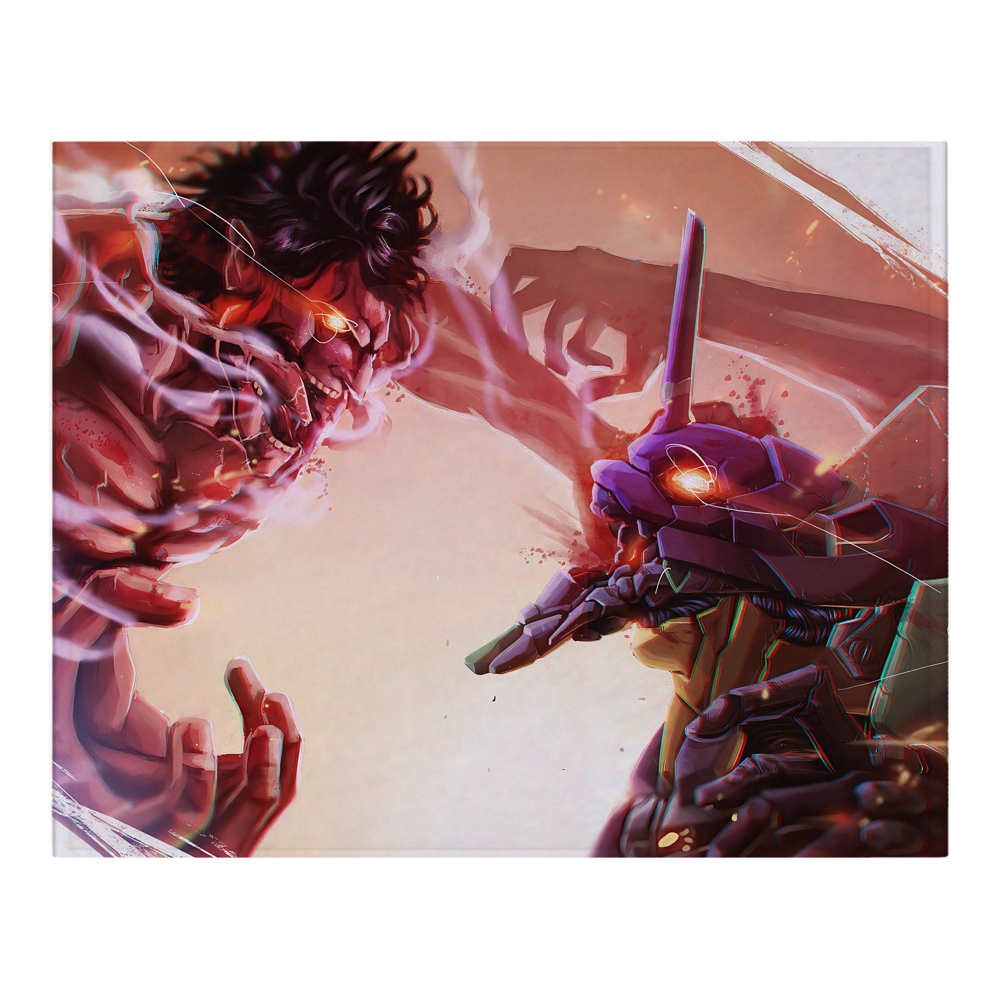 （画像用） EVA 新世紀エヴァンゲリオン フランネルブランケット・多サイズ対応（横型）