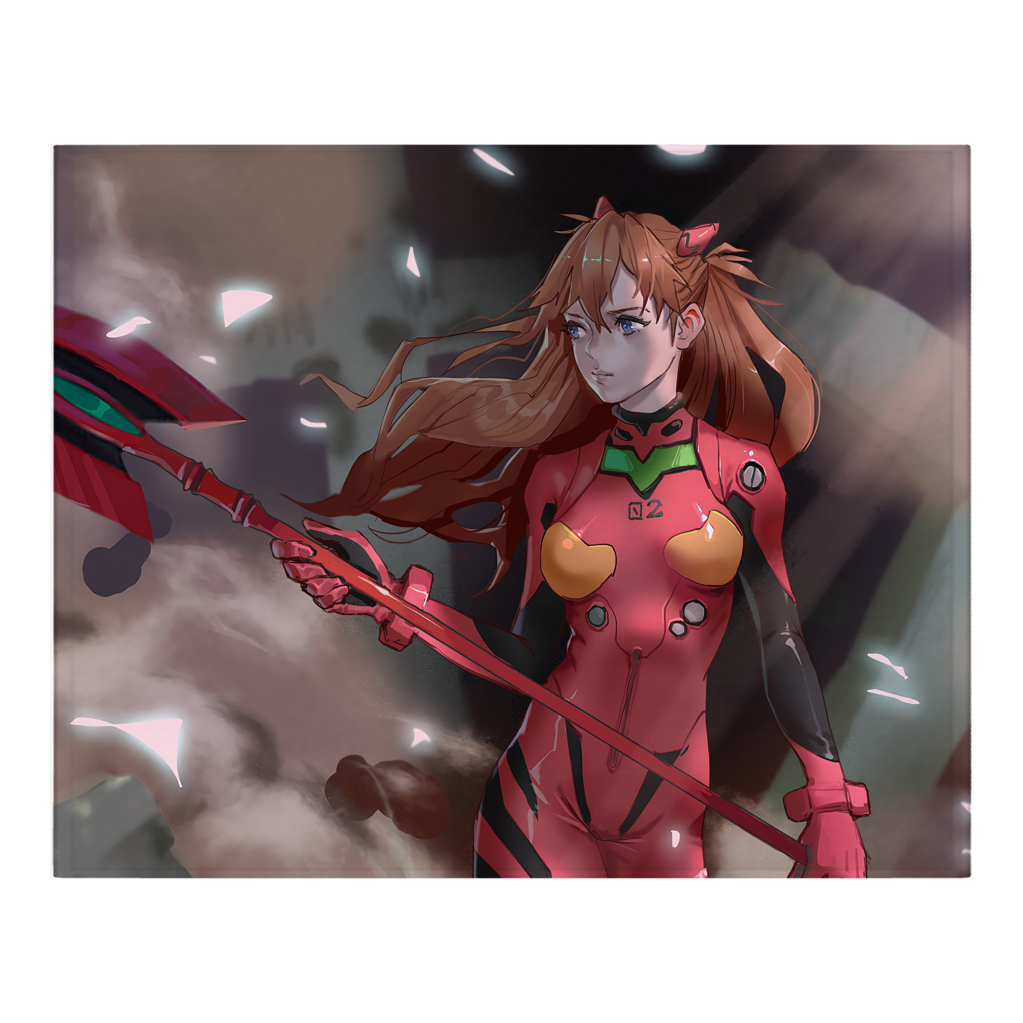 （画像用） EVA 新世紀エヴァンゲリオン フランネルブランケット・多サイズ対応（横型）
