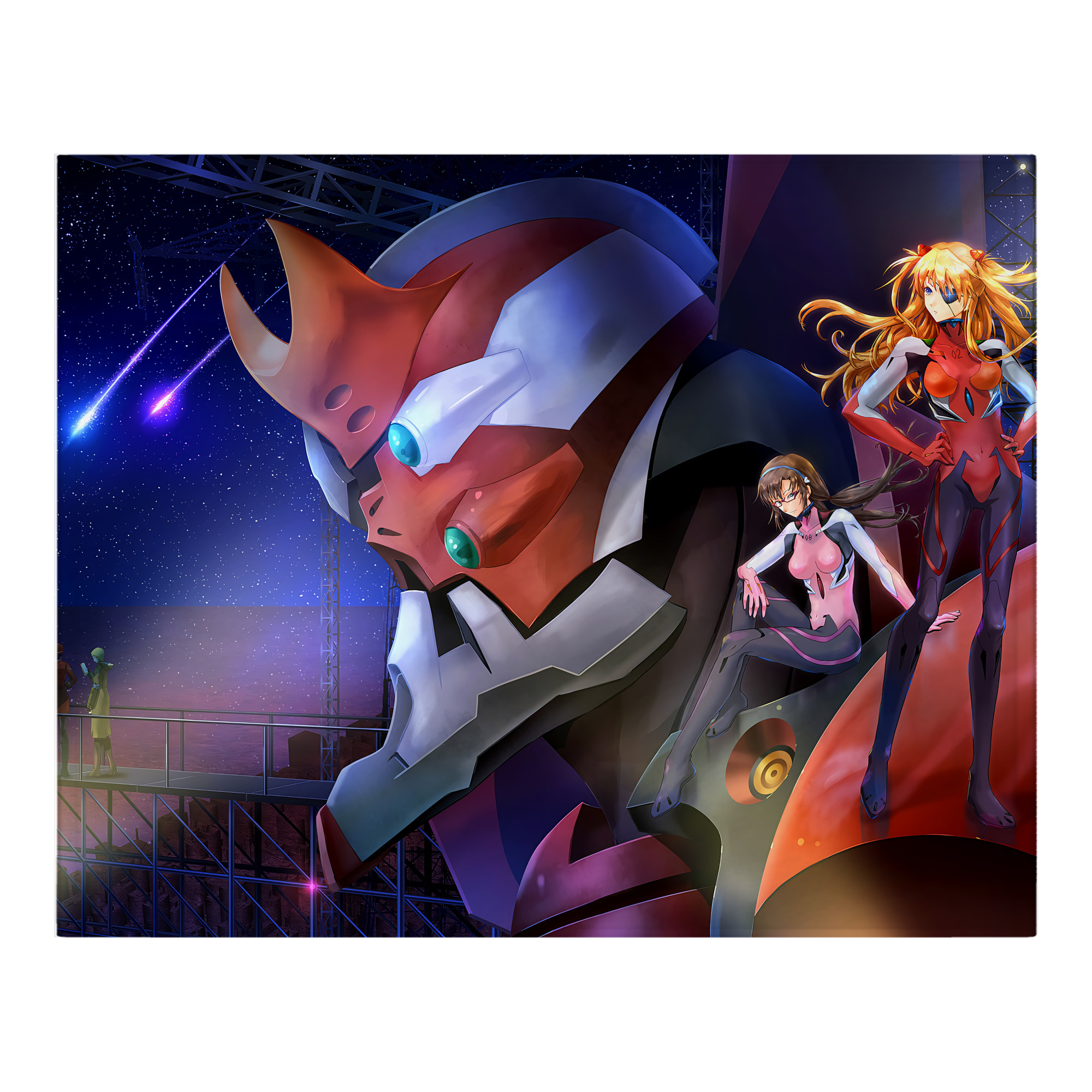 （画像用） EVA 新世紀エヴァンゲリオン フランネルブランケット・多サイズ対応（横型）