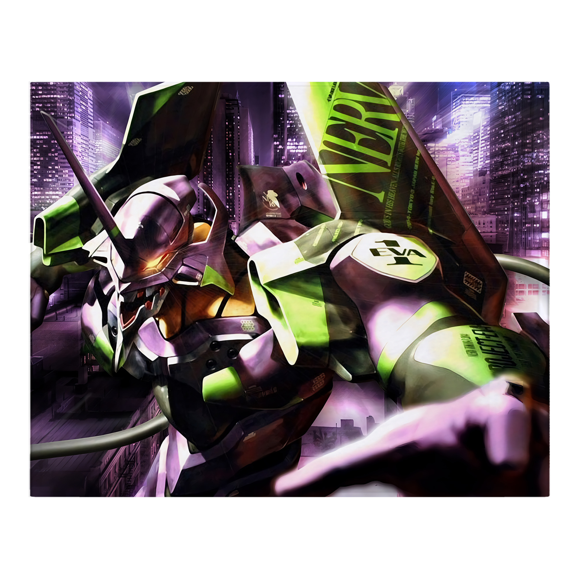 （画像用） EVA 新世紀エヴァンゲリオン フランネルブランケット・多サイズ対応（横型）