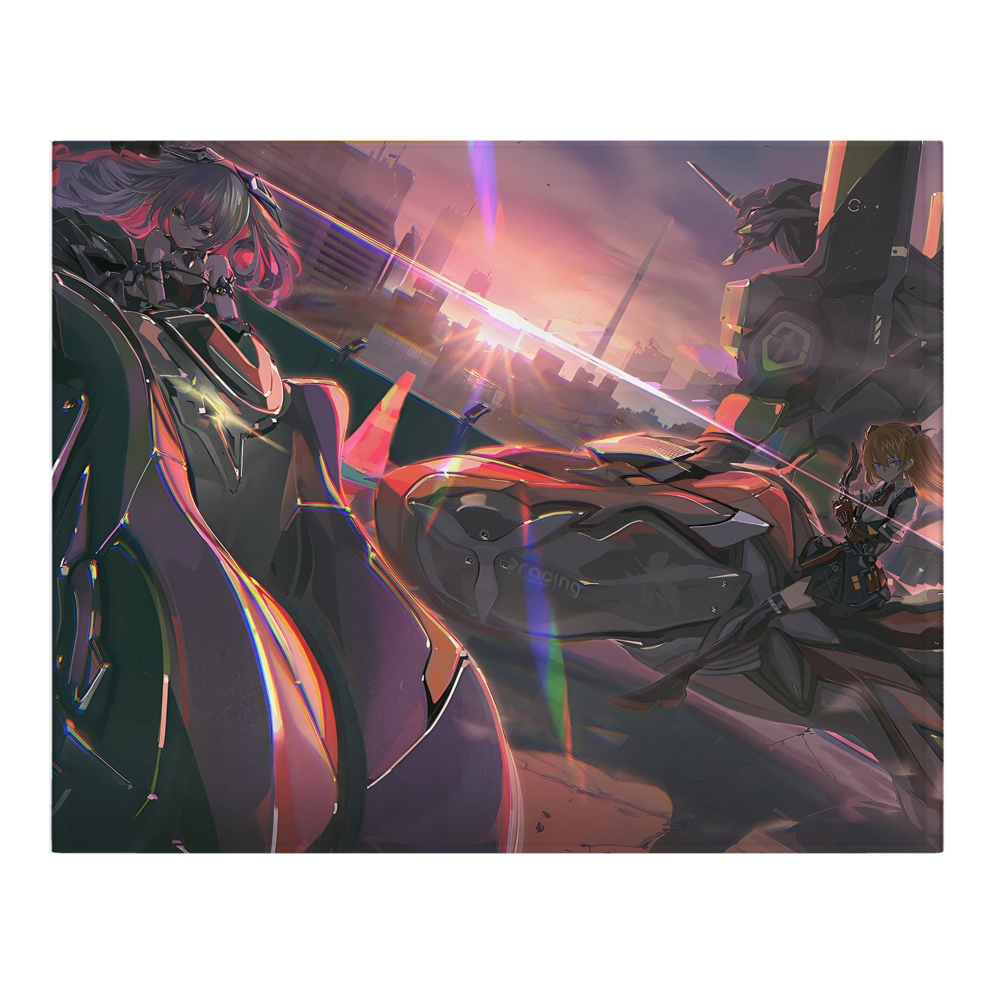 （画像用） EVA 新世紀エヴァンゲリオン フランネルブランケット・多サイズ対応（横型）