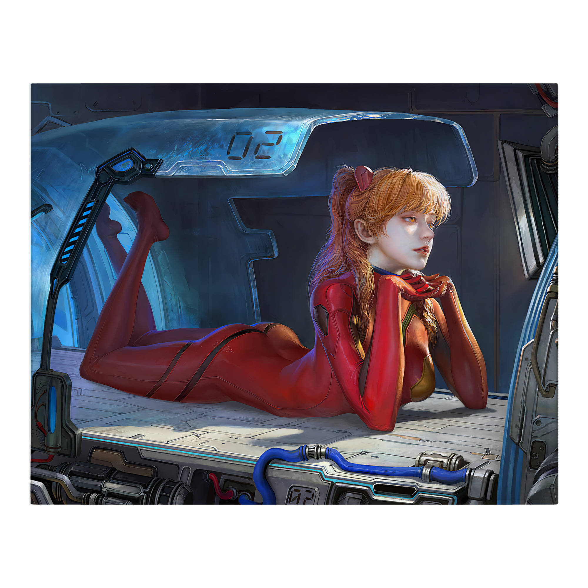 （画像用） EVA 新世紀エヴァンゲリオン フランネルブランケット・多サイズ対応（横型）